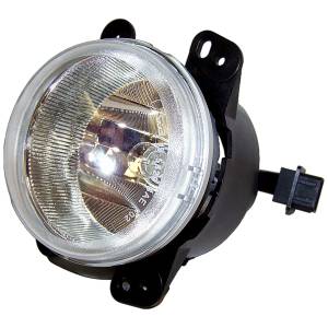 Crown Automotive Jeep Replacement Parts | 1350 Offroad - Crown Fog Light, Black/Clear - 5182026AA - Image 2