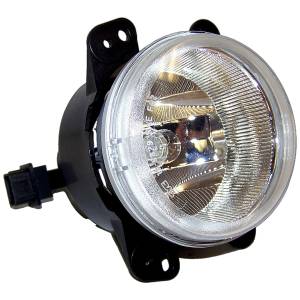 Crown Automotive Jeep Replacement Parts | 1350 Offroad - Crown Fog Light, Black/Clear - 5182026AA - Image 3