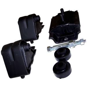 Crown Automotive Jeep Replacement Parts | 1350 Offroad - Crown Engine Mount Kit, 1 Transmission Mount, 2 Insulators, 1 stud - 52000074K - Image 3