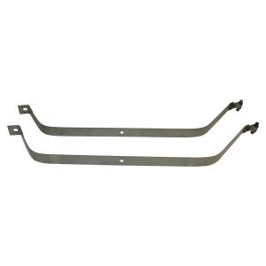 Crown Automotive Jeep Replacement Parts | 1350 Offroad - Crown Fuel Tank Strap Set, Center, Silver, Steel - 52000128K - Image 1