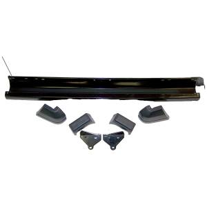 Crown Automotive Jeep Replacement Parts | 1350 Offroad - Crown Front Bumper Kit, Black, 2 End Caps, 2 Bumper Guards & Brackets - 52000185K - Image 2