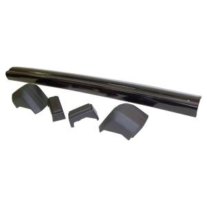 Crown Automotive Jeep Replacement Parts | 1350 Offroad - Crown Rear Bumper Kit, 2 End Caps, 2 Bumper Guards, 2 Brackets, Black - 55026257K - Image 1