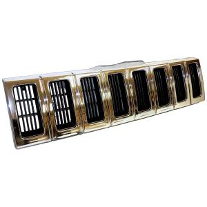 Crown Automotive Jeep Replacement Parts | 1350 Offroad - Crown Grille, Front, Chrome - 55054890 - Image 2