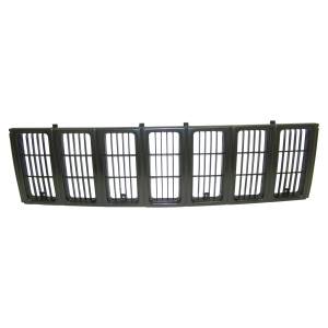 Crown Automotive Jeep Replacement Parts | 1350 Offroad - Crown Grille, Front, Black - 55055150 - Image 1