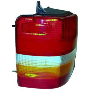 Crown Automotive Jeep Replacement Parts | 1350 Offroad - Crown Tail Light Assembly, Left, with 4 Large Bulbs, No Side Holes - 55155117 - Image 2