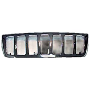 Crown Automotive Jeep Replacement Parts | 1350 Offroad - Crown Grille, Front, Chrome - 55155921AA - Image 2
