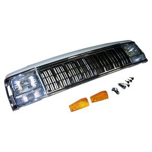 Crown Automotive Jeep Replacement Parts | 1350 Offroad - Crown Header Panel Kit, Chrome - 55294926K - Image 1