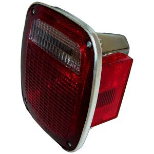 Crown Automotive Jeep Replacement Parts | 1350 Offroad - Crown Tail Light Assembly, Right, Chrome, with Side Marker - 5758254C - Image 2