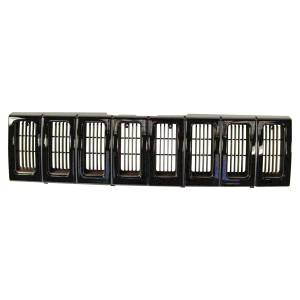 Crown Automotive Jeep Replacement Parts | 1350 Offroad - Crown Grille, Front, Black - 5DF54MX8 - Image 1