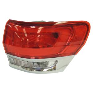 Crown Automotive Jeep Replacement Parts | 1350 Offroad - Crown Tail Light Assembly, Right, with Chrome Bezel - 68110016AD - Image 3
