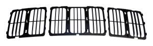 Crown Automotive Jeep Replacement Parts | 1350 Offroad - Crown Grille, Front, Smooth Black Finish - 68143073AC - Image 3
