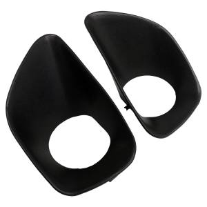 Crown Automotive Jeep Replacement Parts | 1350 Offroad - Crown Fog Light Bezel Set, Black, Plastic - 68078284K - Image 2