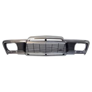 Crown Automotive Jeep Replacement Parts | 1350 Offroad - Crown Grille, Front, Chrome - J5465070 - Image 3