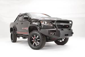 Fab Fours Bumpers & Off-Road Armor | 1350 Offroad - Fab Fours Premium Winch Front Bumper, Bare Steel, with Full Grill Guard - CC15-H3350-B - Image 1