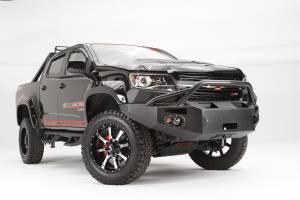 Fab Fours Bumpers & Off-Road Armor | 1350 Offroad - Fab Fours Premium Winch Front Bumper, Bare Steel, with Pre Runner Guard - CC15-H3352-B - Image 1