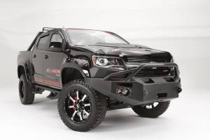 Fab Fours Bumpers & Off-Road Armor | 1350 Offroad - Fab Fours Premium Winch Front Bumper, Black Powder Coat, with Pre Runner Guard - CC15-H3352-1 - Image 2