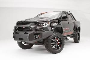 Fab Fours Bumpers & Off-Road Armor | 1350 Offroad - Fab Fours Premium Winch Front Bumper, Black Powder Coat, with Pre Runner Guard - CC15-H3352-1 - Image 4