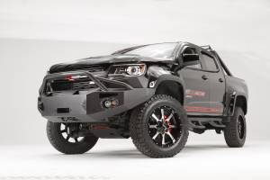 Fab Fours Bumpers & Off-Road Armor | 1350 Offroad - Fab Fours Premium Winch Front Bumper, Bare Steel, with Pre Runner Guard - CC15-H3352-B - Image 4