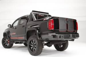 Fab Fours Premium Rear Bumper, Black Powder Coat - CC15-W3350-1