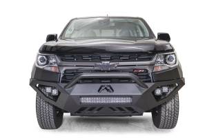 Fab Fours Bumpers & Off-Road Armor | 1350 Offroad - Fab Fours Vengeance Front Bumper, with Pre-Runner Guard, Black Powder Coat, 75 lbs. Weight, 15-in Height - CC21-D5152-1 - Image 1