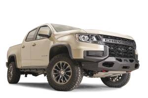 Fab Fours Bumpers & Off-Road Armor | 1350 Offroad - Fab Fours Winch Mount, No Guard, Bare Steel, 85 lbs. Weight, 14-in Height, 55-in Width, 20-in Depth - CC21-N5151-B - Image 3