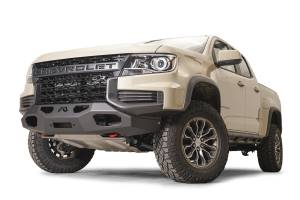 Fab Fours Bumpers & Off-Road Armor | 1350 Offroad - Fab Fours Winch Mount, No Guard, Bare Steel, 85 lbs. Weight, 14-in Height, 55-in Width, 20-in Depth - CC21-N5151-B - Image 4