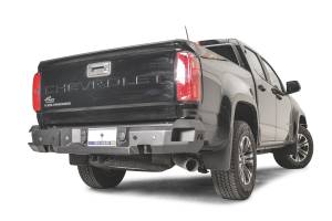 Fab Fours Bumpers & Off-Road Armor | 1350 Offroad - Fab Fours Premium Rear Sensor Bumper, 3/4-in D-Ring, Bare Steel, 95 lbs. Weight, 10.25-in Height - CC21-W3351-B - Image 3