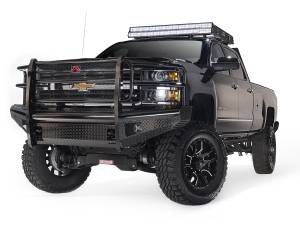 Fab Fours Bumpers & Off-Road Armor | 1350 Offroad - Fab Fours Black Steel Front Ranch Bumper, Black Powder Coat, with Full Grill Guard - CH05-S1360-1 - Image 1