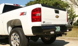 Fab Fours Bumpers & Off-Road Armor | 1350 Offroad - Fab Fours Black Steel Ranch Rear Bumper, Black Powder Coat - CH08-T1450-1 - Image 3