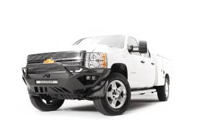 Fab Fours Bumpers & Off-Road Armor | 1350 Offroad - Fab Fours Vengeance Front Bumper, Black Powder Coat, with Pre Runner Guard - CH11-V2752-1 - Image 2