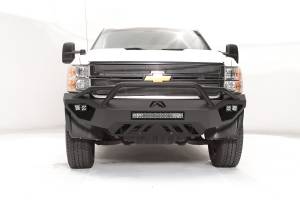 Fab Fours Bumpers & Off-Road Armor | 1350 Offroad - Fab Fours Vengeance Front Bumper, Bare Steel, with Pre Runner Guard - CH11-V2752-B - Image 1