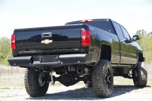 Fab Fours Bumpers & Off-Road Armor | 1350 Offroad - Fab Fours Elite Rear Bumper, Black Powder Coat - CH14-U3050-1 - Image 2