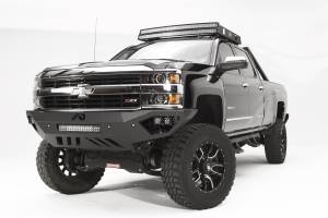 Fab Fours Bumpers & Off-Road Armor | 1350 Offroad - Fab Fours Vengeance Front Bumper, Bare Steel, Sensor Bumper, No Guard - CH15-V3051-B - Image 3