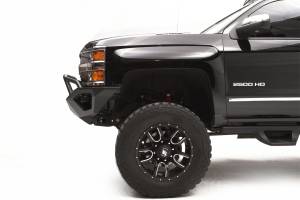 Fab Fours Bumpers & Off-Road Armor | 1350 Offroad - Fab Fours Vengeance Front Bumper, Bare Steel, Sensor Bumper, Pre-Runner Guard - CH15-V3052-B - Image 4