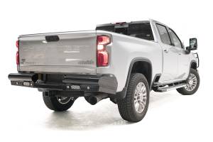 Fab Fours Bumpers & Off-Road Armor | 1350 Offroad - Fab Fours Black Steel Ranch Rear Bumper, with Steel Tread Plate - CH20-T4950-1 - Image 3