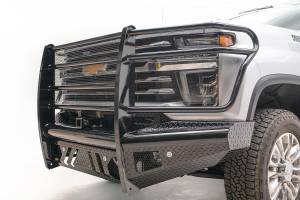 Fab Fours Bumpers & Off-Road Armor | 1350 Offroad - Fab Fours Black Steel Front Ranch Bumper, with Full Guard & Tow Hooks - CH20-S4960-1 - Image 4