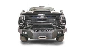 Fab Fours Bumpers & Off-Road Armor | 1350 Offroad - Fab Fours Premium Winch Front Bumper, Bare Steel, with Pre-Runner Guard - CH24-A6152-B - Image 2