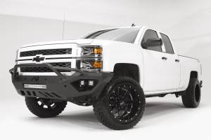 Fab Fours Bumpers & Off-Road Armor | 1350 Offroad - Fab Fours Vengeance Front Bumper, Black Powder Coat, No Guard - CS14-D3051-1 - Image 2