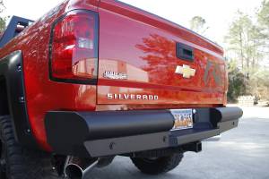 Fab Fours Bumpers & Off-Road Armor | 1350 Offroad - Fab Fours Elite Rear Bumper, Black Powder Coat - CS14-U3150-1 - Image 1