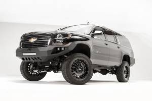 Fab Fours Bumpers & Off-Road Armor | 1350 Offroad - Fab Fours Vengeance Front Bumper, Black Powder Coat, with No Guard, with Sensors - CS15-D3551-1 - Image 2