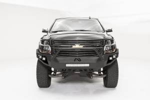 Fab Fours Bumpers & Off-Road Armor | 1350 Offroad - Fab Fours Vengeance Front Bumper, Black Powder Coat, with Pre-Runner Guard, with Sensors - CS15-D3552-1 - Image 1