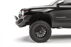 Fab Fours Bumpers & Off-Road Armor | 1350 Offroad - Fab Fours Vengeance Front Bumper, Black Powder Coat, with Pre-Runner Guard, with Sensors - CS15-D3552-1 - Image 4