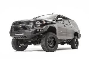 Fab Fours Bumpers & Off-Road Armor | 1350 Offroad - Fab Fours Vengeance Front Bumper, Black Powder Coat, with Pre-Runner Guard, with Sensors - CS15-D3552-1 - Image 2