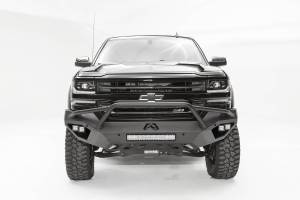 Fab Fours Bumpers & Off-Road Armor | 1350 Offroad - Fab Fours Vengeance Front Bumper, Black Powder Coat, Pre-Runner Guard - CS16-D3852-1 - Image 1