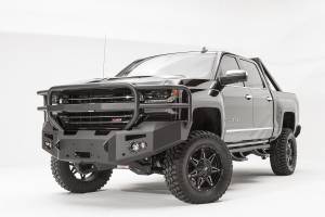 Fab Fours Bumpers & Off-Road Armor | 1350 Offroad - Fab Fours Premium Winch Front Bumper, Black Powder Coat, with Full Guard, with Sensors - CS16-F3850-1 - Image 1
