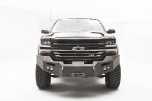 Fab Fours Bumpers & Off-Road Armor | 1350 Offroad - Fab Fours Premium Winch Front Bumper, Bare Steel, with No Guard - CS16-F3851-B - Image 3