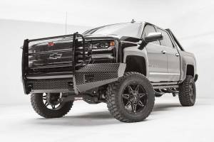 Fab Fours Bumpers & Off-Road Armor | 1350 Offroad - Fab Fours Black Steel Front Bumper, Black Powder Coat, with Full Guard - CS16-K3860-1 - Image 2
