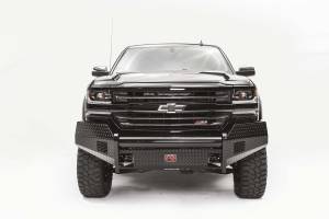 Fab Fours Bumpers & Off-Road Armor | 1350 Offroad - Fab Fours Black Steel Front Bumper, Black Powder Coat, with No Guard - CS16-K3861-1 - Image 1