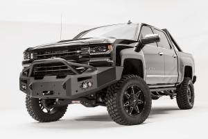 Fab Fours Bumpers & Off-Road Armor | 1350 Offroad - Fab Fours Premium Winch Front Bumper, Bare Steel, with Pre-Runner Guard - CS16-F3852-B - Image 1
