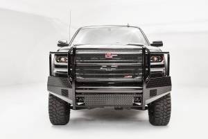 Fab Fours Bumpers & Off-Road Armor | 1350 Offroad - Fab Fours Black Steel Front Bumper, Black Powder Coat, with Full Guard - CS16-K3860-1 - Image 1